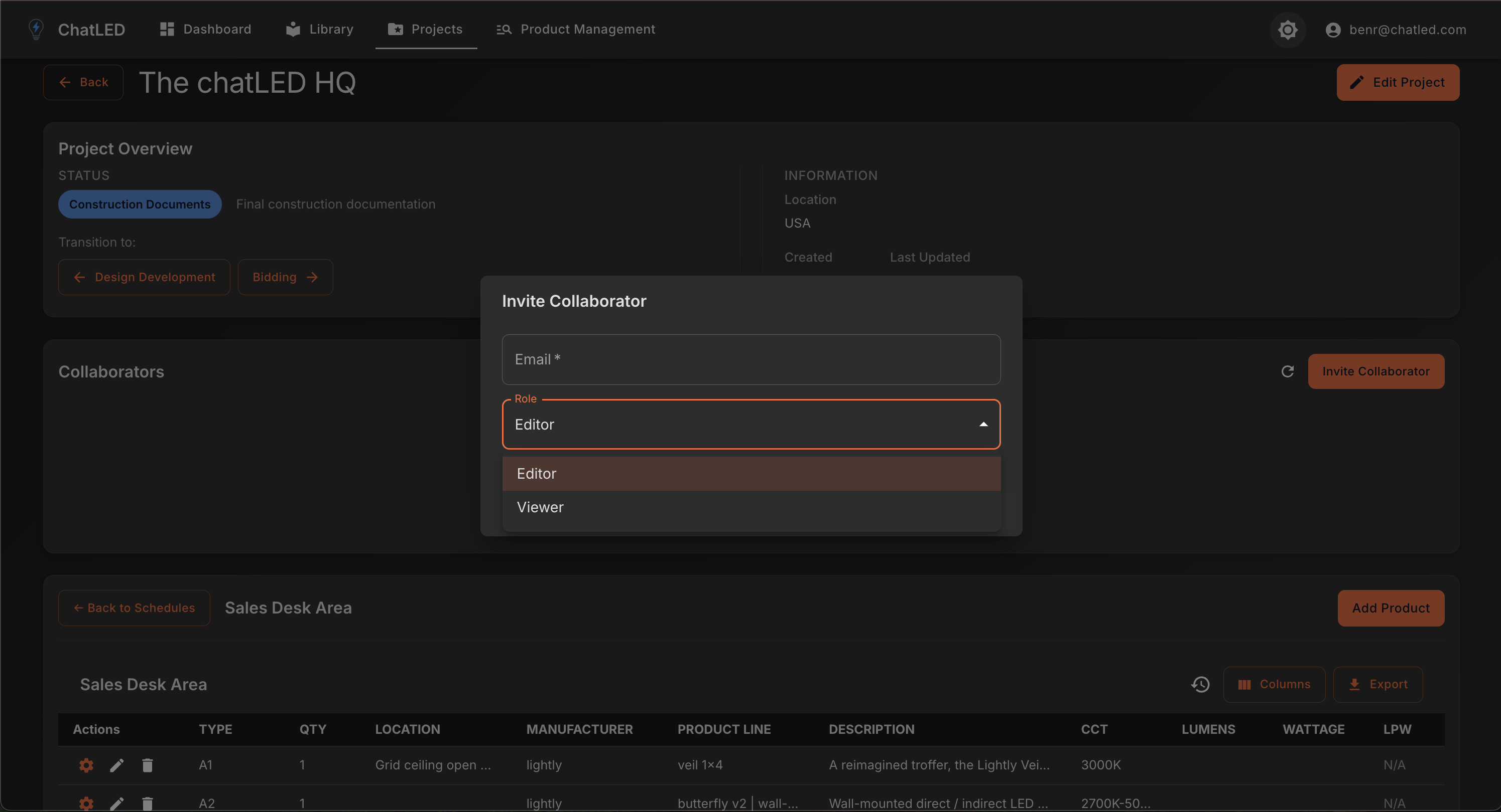 Collaboration Dashboard